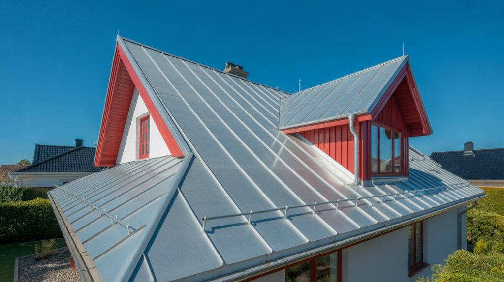 Lägga Bandtäckt plåt & Dubbelfalsat Plåttak