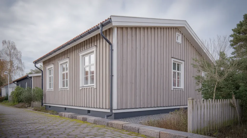 panelbyte och m lning av tr fasad i h sselby strand h sselby