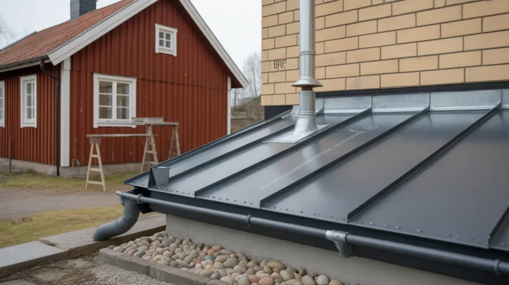 takavvattning i pl t dimensionera och montera h ngr nnor och stupr r f r villa och brf